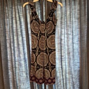 Beautiful Purple/Green Medallion Dress